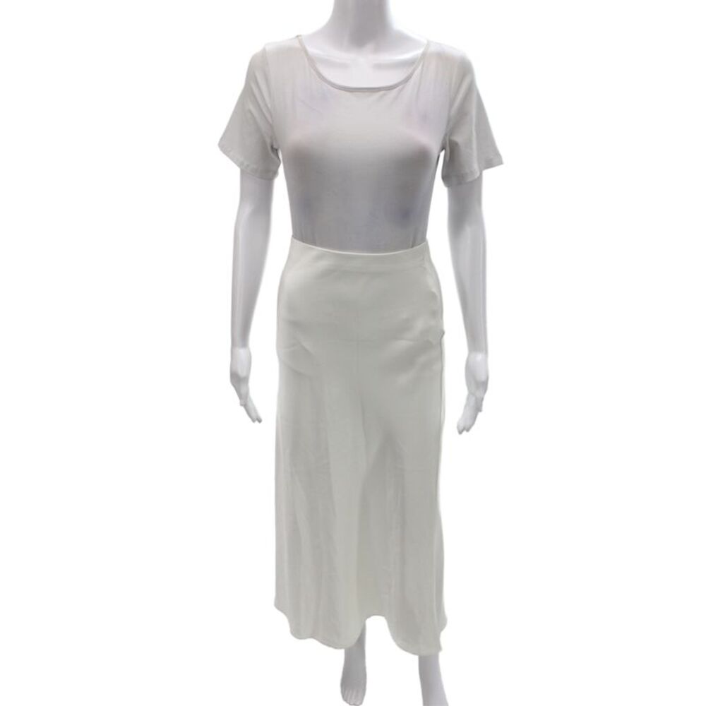 Zara Womens Straight Pencil Skirt Long White Size XS